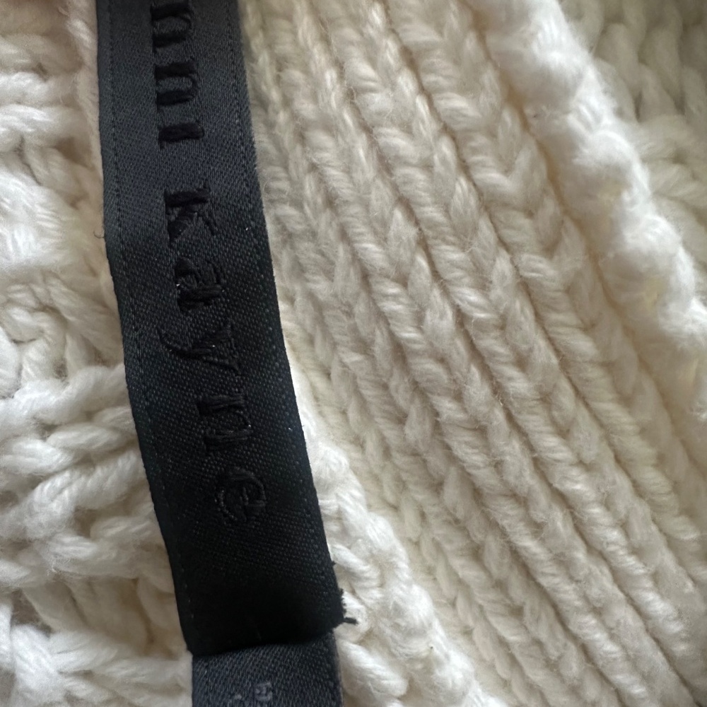 Jenni Kayne cotton cable knit oversized sweater - Picture 3 of 5
